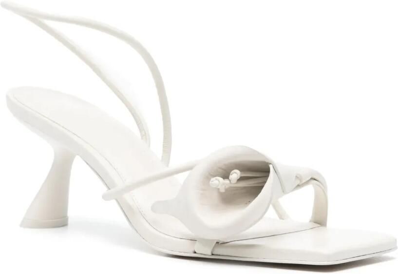 Cult Gaia 70 mm Ria sandalen Wit - Foto 3