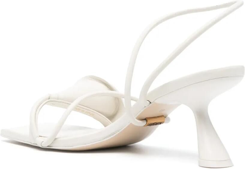 Cult Gaia 70 mm Ria sandalen Wit - Foto 2