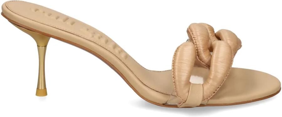Cult Gaia 70 mm Vaneya sandalen Beige