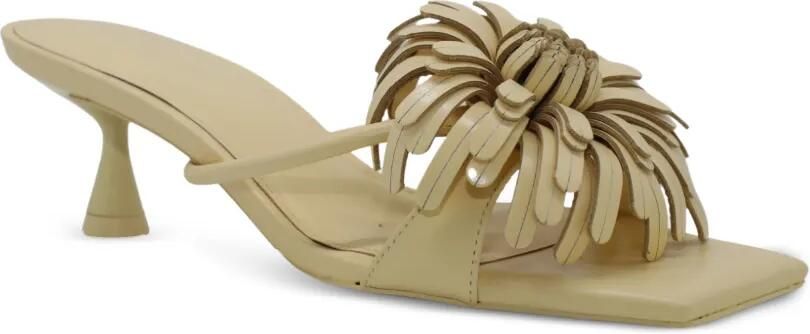 Cult Gaia Alora sandalen met bloemen-applicatie en hak Beige - Foto 3