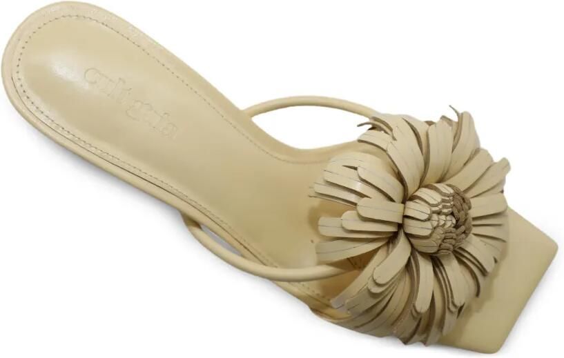 Cult Gaia Alora sandalen met bloemen-applicatie en hak Beige - Foto 2