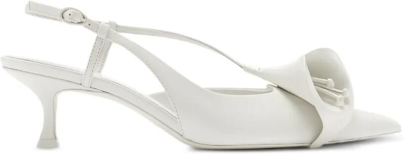 Cult Gaia Calla Kitten pumps Wit