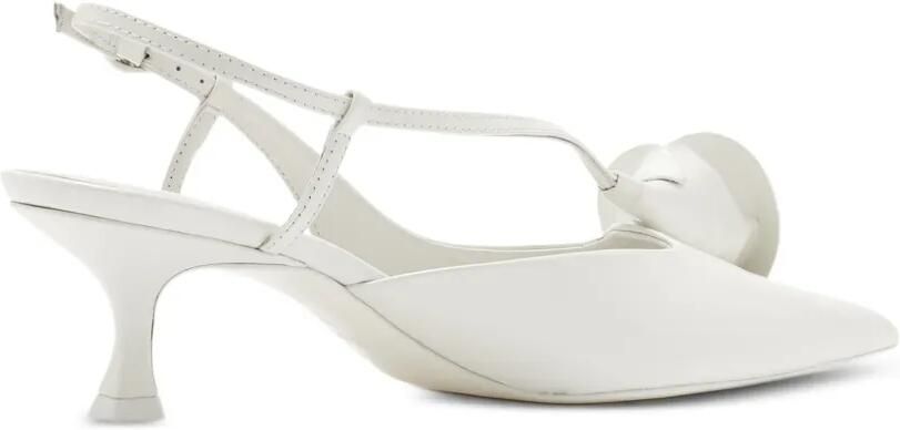Cult Gaia Calla Kitten pumps Wit - Foto 4