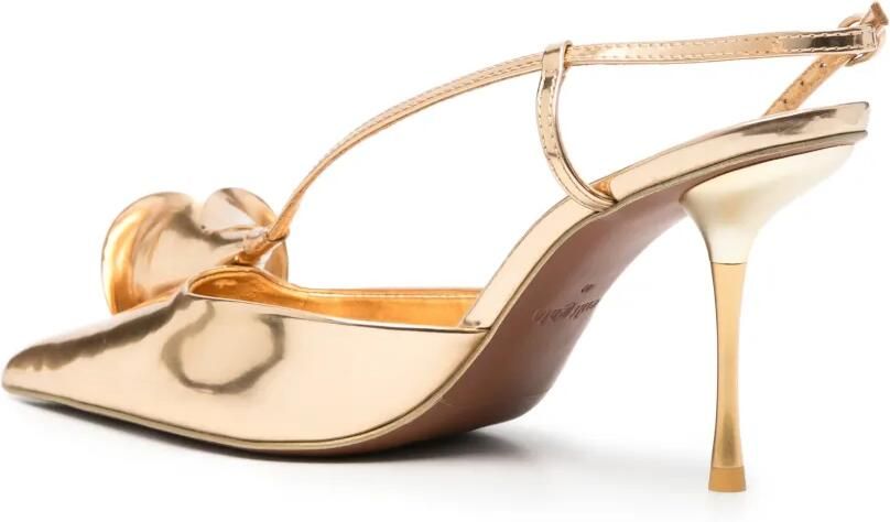 Cult Gaia Calla pumps met bloemdetail Goud - Foto 3