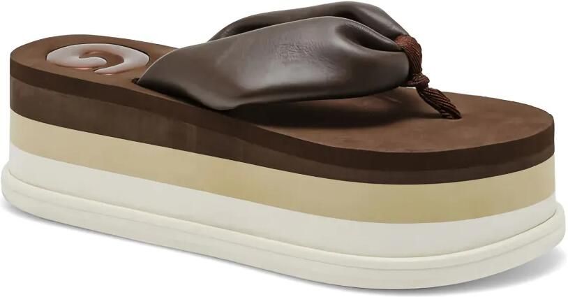 Cult Gaia Gewatteerde sandalen met plateauzool Bruin - Foto 2