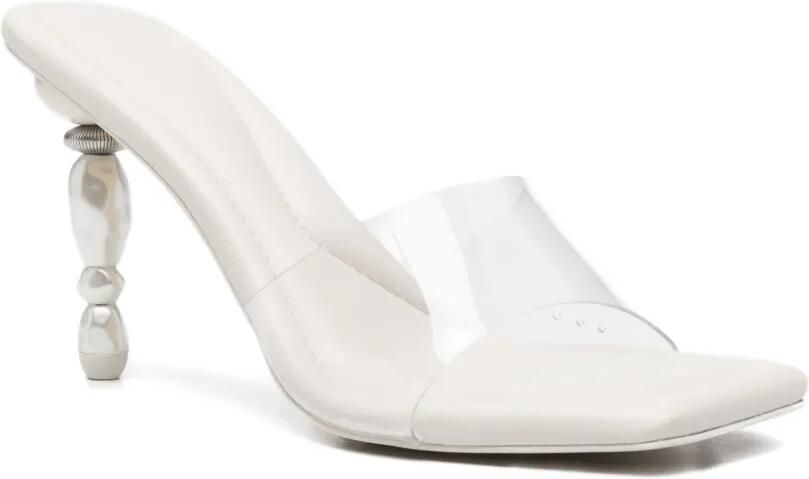 Cult Gaia Mahina sandalen met parels Wit