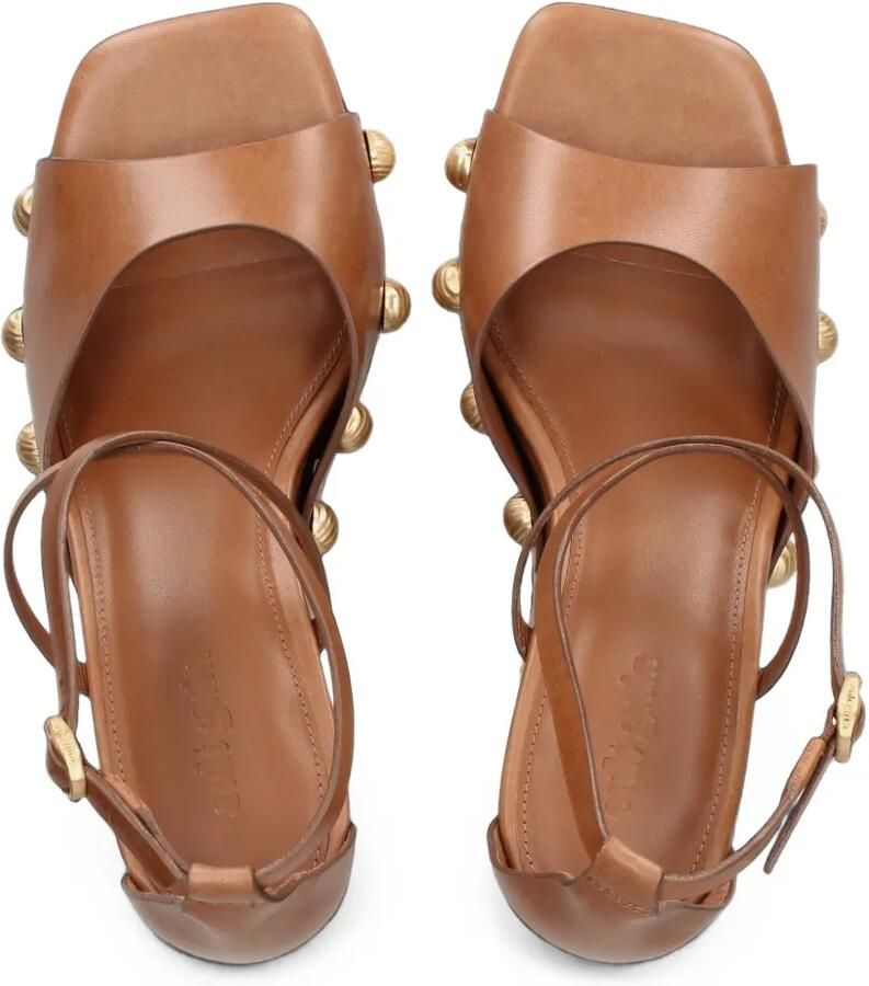 Cult Gaia Orly sandalen met sleehak Bruin - Foto 2