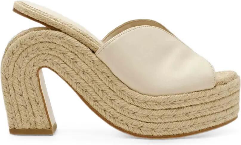 Cult Gaia Phoebe sandalen met plateau Beige