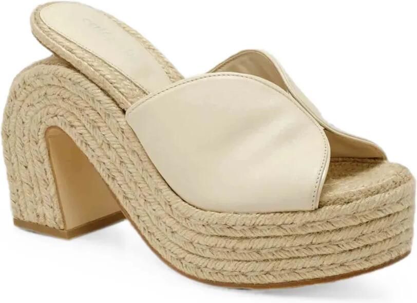 Cult Gaia Phoebe sandalen met plateau Beige - Foto 4