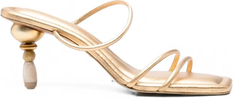 Cult Gaia Reign sandalen met kralen Goud