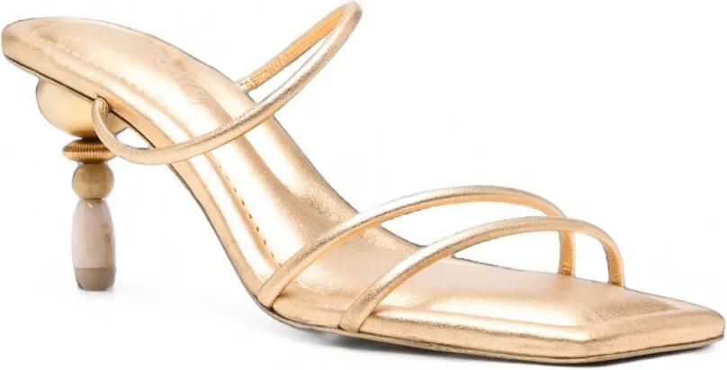 Cult Gaia Reign sandalen met kralen Goud - Foto 2