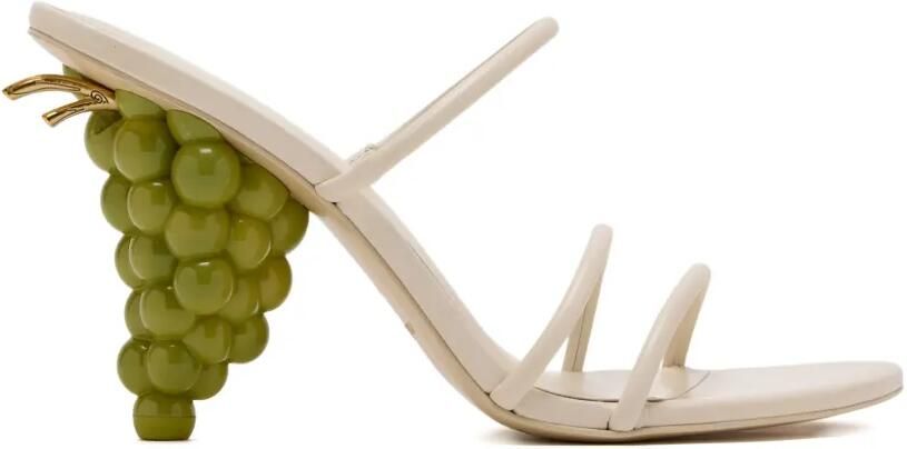 Cult Gaia Sandalen met hak en bandje Beige