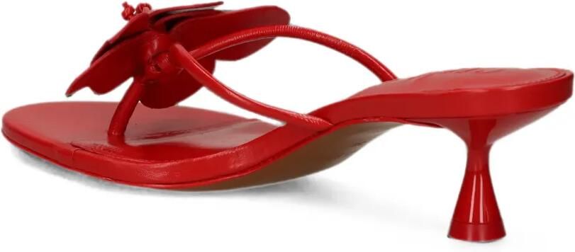 Cult Gaia Sandalen met kitten-hak en bloemdetail Rood - Foto 3