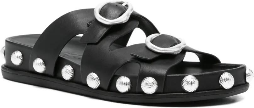 Cult Gaia Sandalen met studs en gesp Zwart - Foto 4