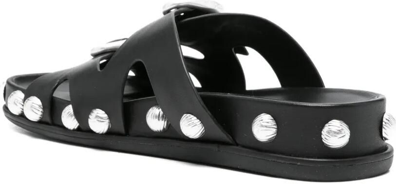 Cult Gaia Sandalen met studs en gesp Zwart - Foto 3