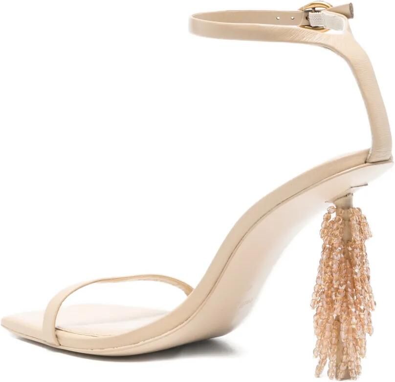 Cult Gaia Sienna sandalen met kralen Beige - Foto 2