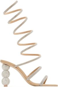Cult Gaia Lislie sandalen met spiraalvormig design Beige