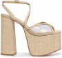 Cult Gaia Sofie sandalen met plateauzool Beige - Thumbnail 1