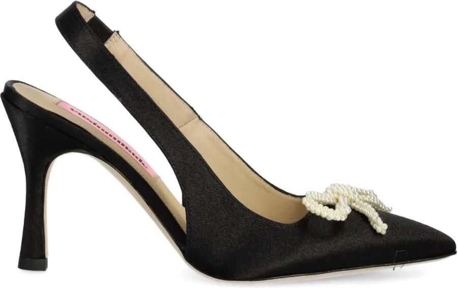 Custommade Ayanna slingback pumps Zwart