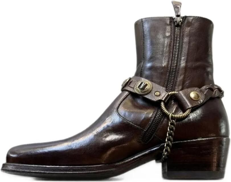 Damy Colmy square-toe ankle boots Bruin - Foto 4