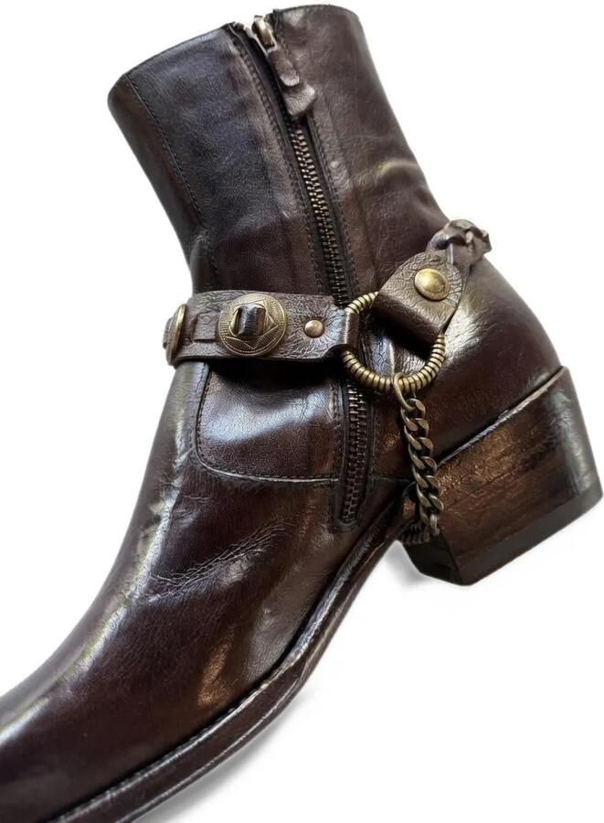 Damy Colmy square-toe ankle boots Bruin - Foto 3