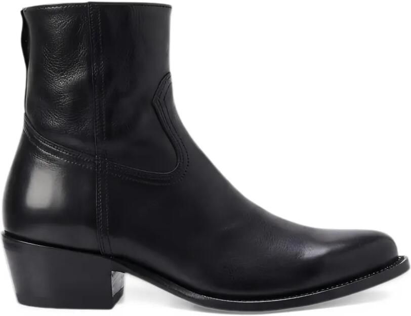 Damy Kurt pointed-toe ankle boots Zwart
