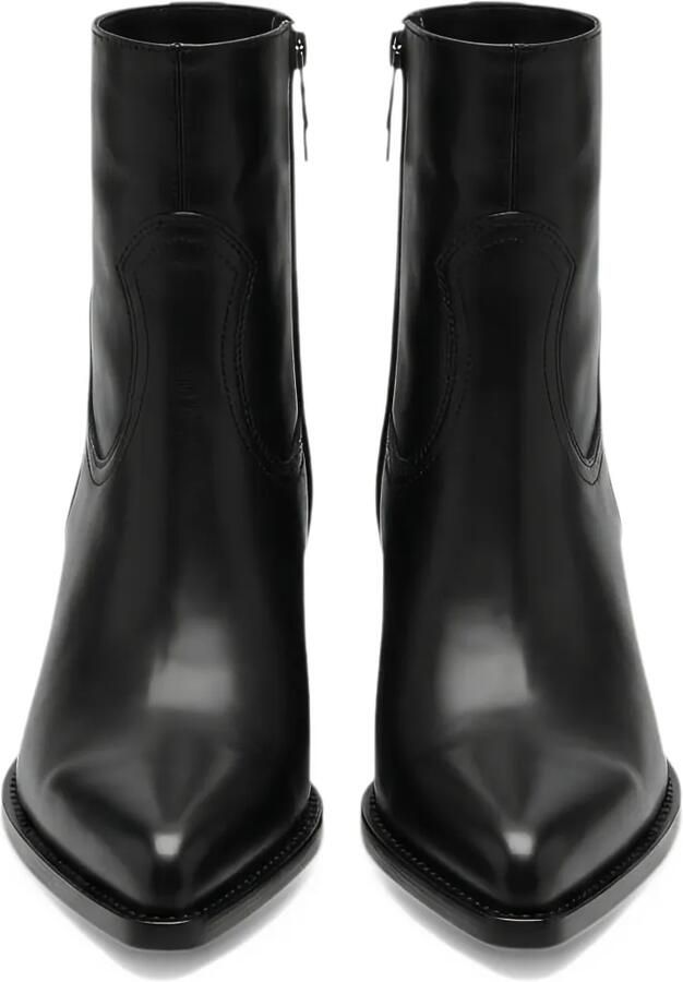 Damy Kurt pointed-toe ankle boots Zwart - Foto 3