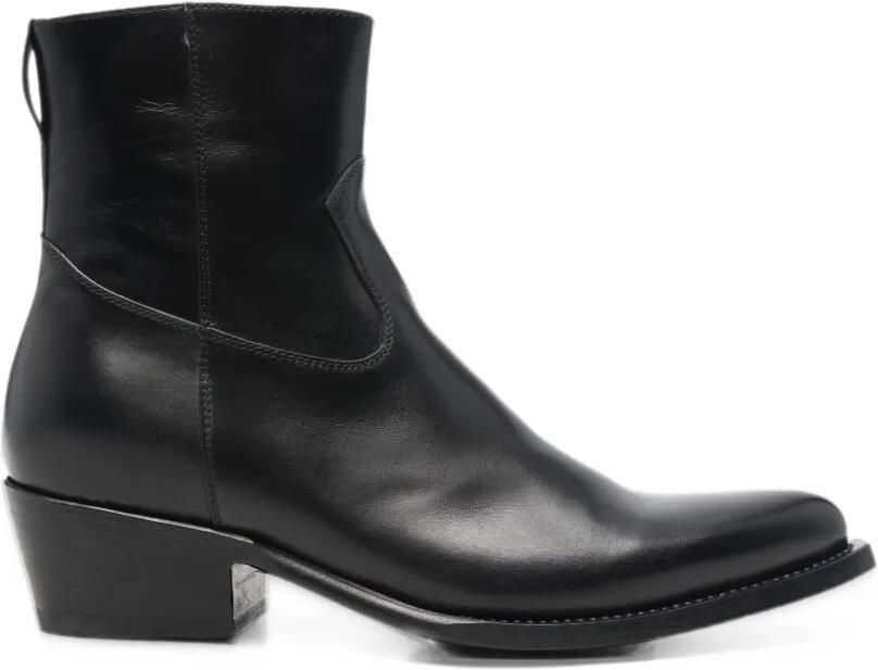 Damy Kurt pointed-toe ankle boots Zwart