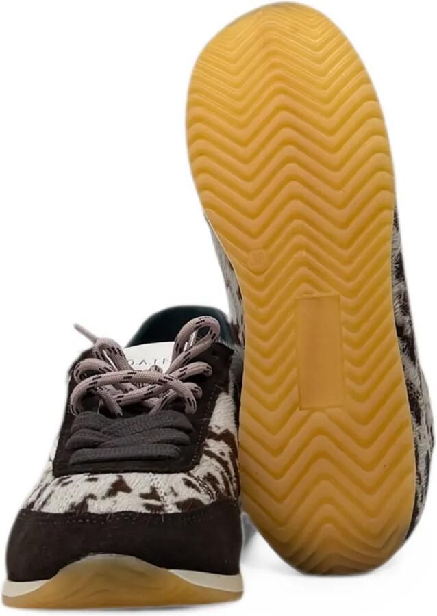 Date Athleta cow-print pony hair sneakers Bruin - Foto 2