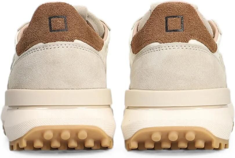 D.A.T.E. Athleta sneakers met suède afwerking en vlakken Beige - Foto 3