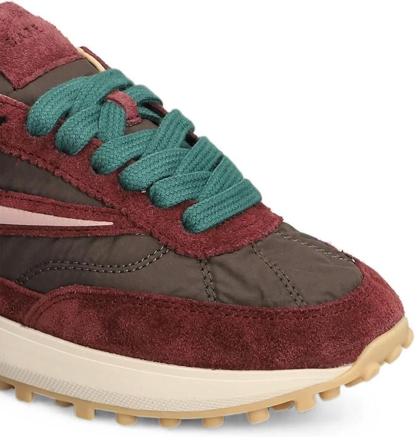 D.A.T.E. Athleta sneakers met suède afwerking Rood - Foto 2