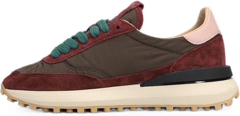 D.A.T.E. Athleta sneakers met suède afwerking Rood - Foto 5