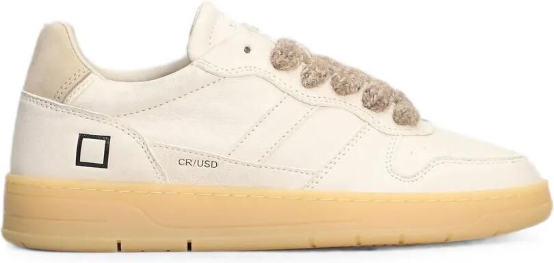 D.A.T.E. Court 2.0 leren sneakers Wit