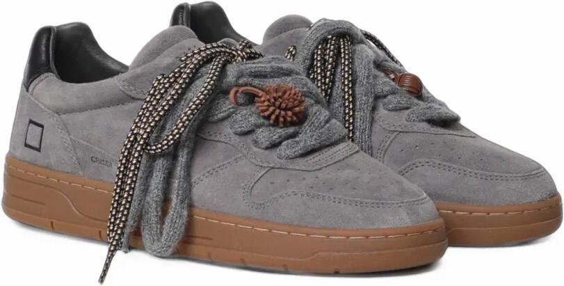 D.A.T.E. Court 2.0 multi-lace sneakers Grijs - Foto 3