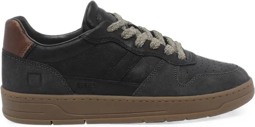 D.A.T.E. Court 2.0 sneakers met geperforeerde details en vlakken Zwart