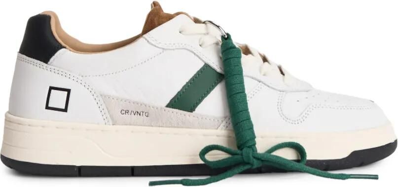 D.A.T.E. Court 2.0 sneakers met logoprint en vlakken Wit