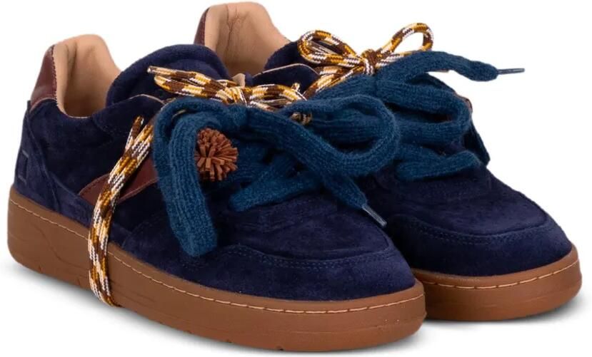 D.A.T.E. Court 2.0 suède sneakers Blauw - Foto 3