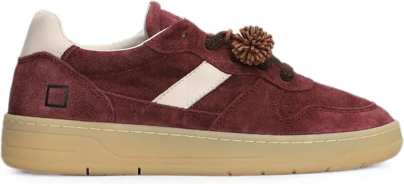 D.A.T.E. Court 2.0 suède sneakers Rood