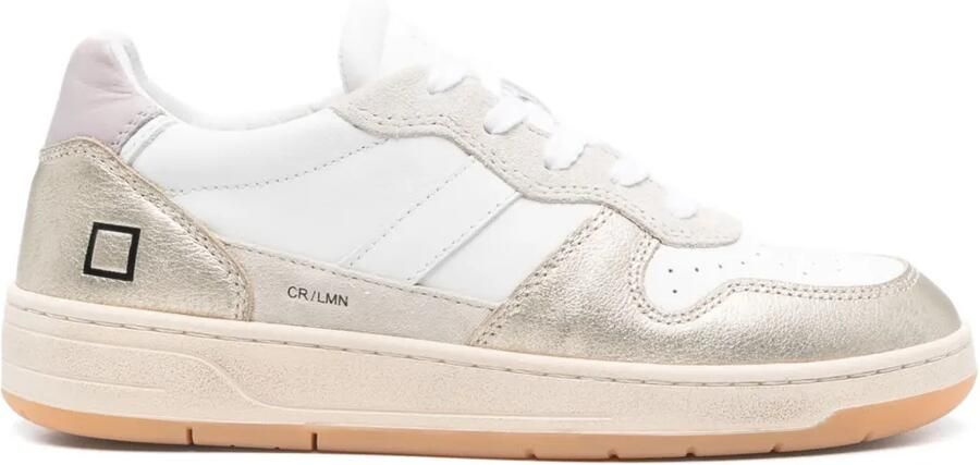 D.A.T.E. Court 2.0 suède sneakers Wit