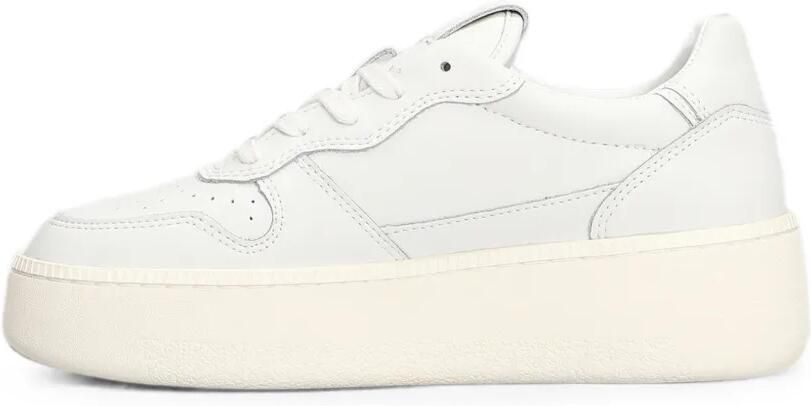 D.A.T.E. Court leren sneakers Wit