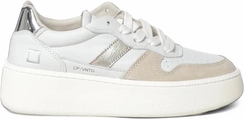 D.A.T.E. Court platform sneakers Wit