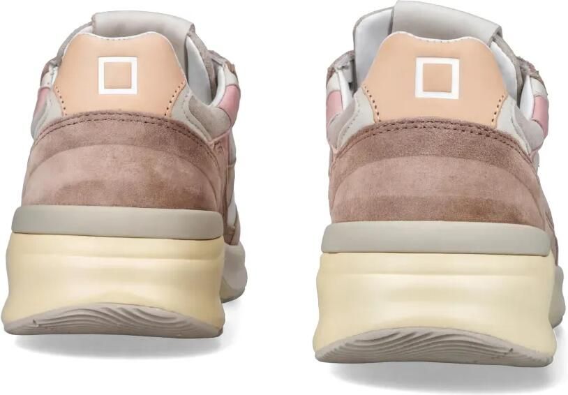 D.A.T.E. Fuga sneakers met suède vlakken Bruin - Foto 2