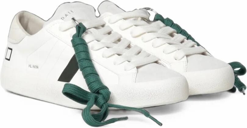 D.A.T.E. Hill logo-print leather sneakers Wit - Foto 2