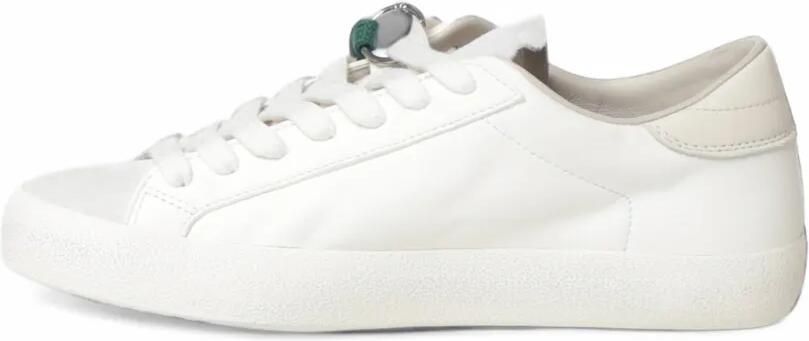 D.A.T.E. Hill logo-print leather sneakers Wit - Foto 3