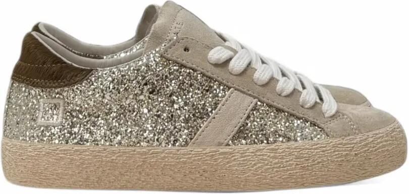 Date Hill Low glitter sneakers Zilver