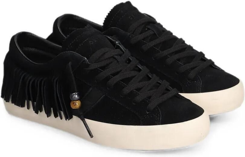 D.A.T.E. Hill Low sneakers met franje en kralen Zwart - Foto 3