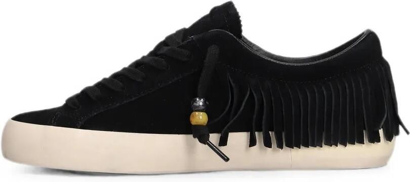 D.A.T.E. Hill Low sneakers met franje en kralen Zwart - Foto 5