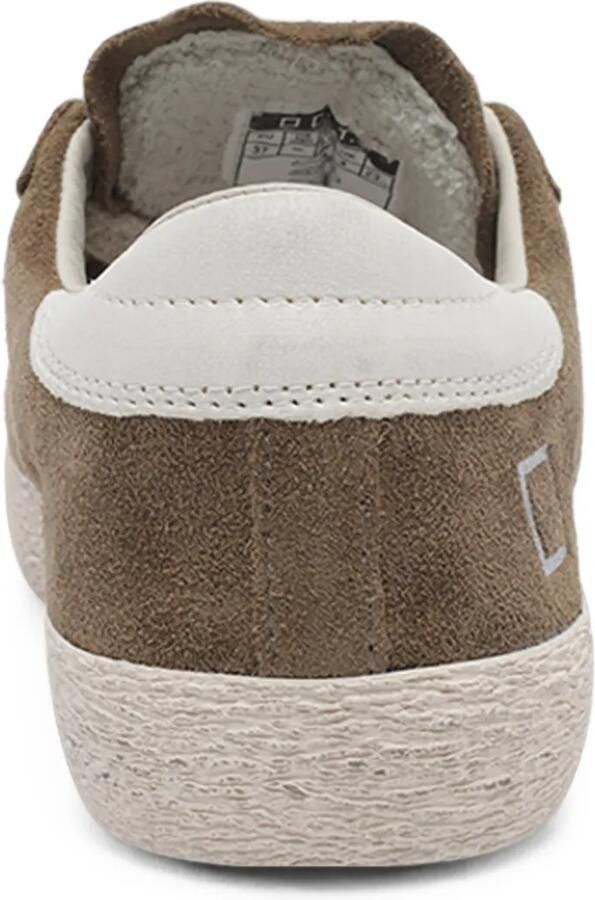 D.A.T.E. Hill Low suède sneakers met contrasterende streep Bruin