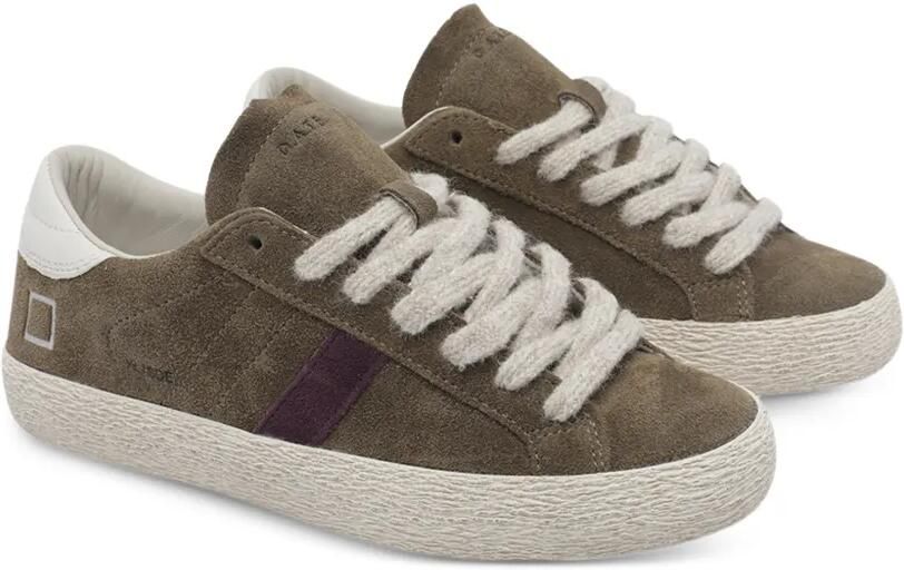 D.A.T.E. Hill Low suède sneakers met contrasterende streep Bruin - Foto 2