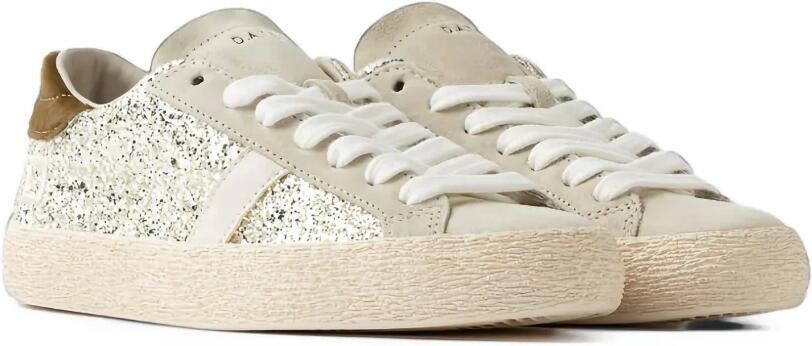 D.A.T.E. Hill Low-top sneakers verfraaid met glitters Grijs - Foto 3